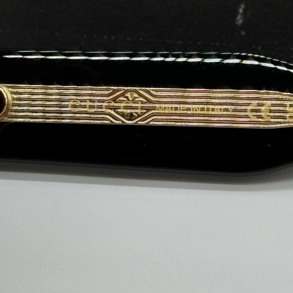 NEW GG1527S 001 GUCCI BLACK GREY OVAL WOMEN GUCCI SUNGLASSES - Picture 10 of 12